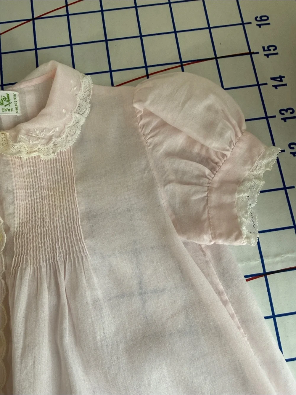 Vintage Fetterman Bros Hand Made Heirloom Dress & Slip Cutter Sewing Lot
